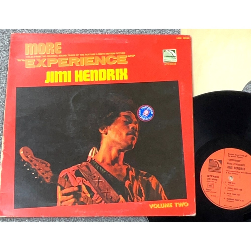 The Jimi Hendrix More Experience Vol 2 LP Vinyl Album LDM 30148 Inport Rare